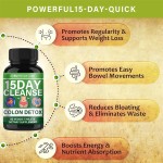 BIOCRICH Gut Health and Gut Supplement Digestive Comfort 15 Day Cleanse Detox Gut and Colon Support Advanced Capsule
