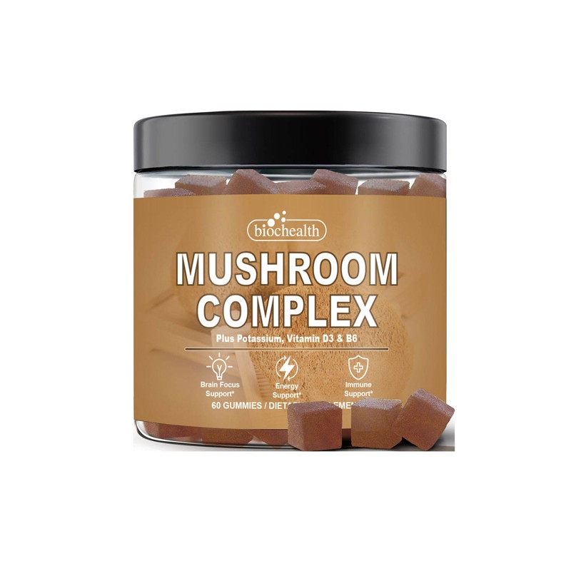 BIOCCHN Private Label Organic Lions Mane Extract Gummies Gummy Supplement Lions Mane Mushroom Gummies