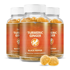 Biocaro OEM Private Label Organic Turmeric and Ginger Gummies Supplement Turmeric Curcumin Vegan Gummy