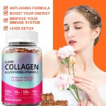 Biocaro Halal Gummy Candies Beauty Collagen Gummies for Skin Whitening