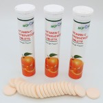 Custom Private Label Best Sales Immunity Booster Supplements Orange 100% Natural Vitamin c Effervescent Tablets