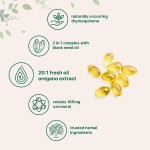 BIOCCHN Private Label Black Seed Oil Antioxidants Dietary Healthcare Supplement Oregano Oil of Oregano Oil Capsules