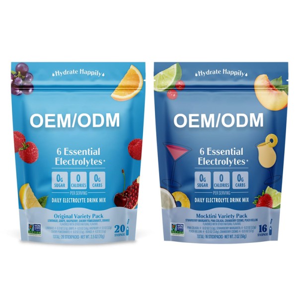 Electrolyte Hydration Sachet Powder Daily Hydration Drink for Boosting Energy Supports Rapid Rehydration & Electrolyte Balance