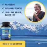 BIOCRICH OEM High in EPA and DHA Omega 3 Fish Oil Softgel Capsule for Men