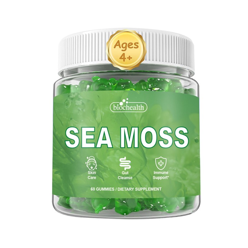 BIOCCHN OEM Private Label Sea Moss Gummies Organic Burdock Root Gummies Sea Moss and Bladderwrack Gummies Seamoss Supplement