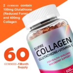 Biocaro Halal Gummy Candies Beauty Collagen Gummies for Skin Whitening