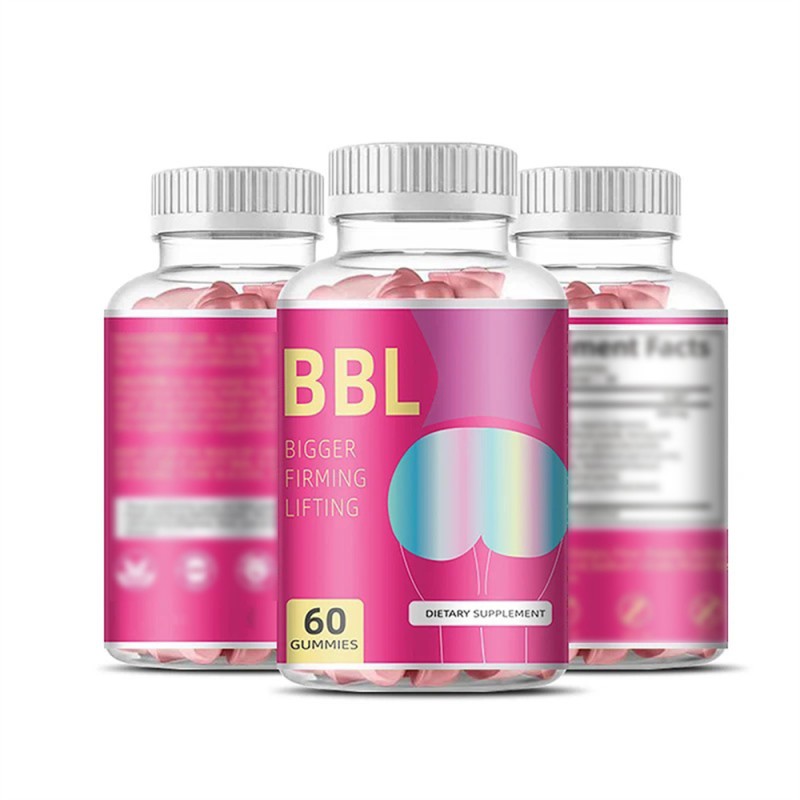 Biocaro OEM Private Label BBL Gummies Maca Root Buttock Booster Hip Enlargement Gummies for Butt Buttocks