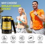 Private Label Shilajit Resin with Honey and Saffron Pure Himalayan Organic Health Supplement Shilajit Extract 30 Sticks