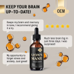 Biocaro OEM Hot Selling Organic Reishi Chaga Lions Mane Extract Drops Supplements Lion's Mane Mushroom Liquid Drops