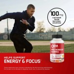 BIOCRICH OEM Sugar Free Fruit Energy Pre Workout Gummies Supplements with Amino Acid and Caffeine Gummies