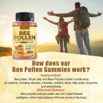 BIOCCHN Private Label Bee Pollen Gummies Bee Propolis Gummies Sugar Free Bee Pollen Supplement for Immunity & Skin Health