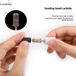 Nail Polish and Sanding Tool Set Solid Plastic Manicure Grinder with Boxed Grinding Wheel