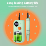UV101专业便携式可充电磨钉机高品质电动钉钻，配30000rpm速度抛光机