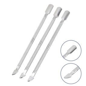 Factory Price Manicure Tools GEL Polish Remove Pusher Metal Cuticle Dead Skin Remover Tools Stainless Steel Nail Cuticle Pusher