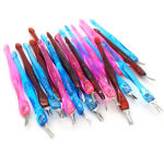 Hot Nail Cuticle Trimmer Kit Manicure Cuticle Remover Pedicure Dead Skin Fork for Salon and Family Use