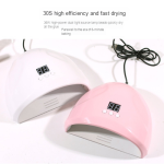 Portable 12 Leds Mini Nail Dryer 36W UV Light Gel LED Nail Lamp Plastic Material for Nail Care