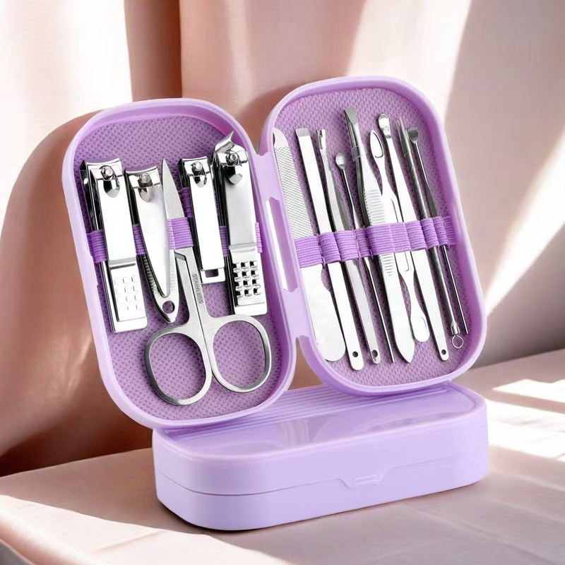 Portable Stainless Steel Nail Clippers Set DIY Manicure Tool for Fingers Personal Care Beauty Tool Set