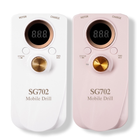 Electric Nail Art Polisher with LCD Display 35000rpm USB Plug Bit Made of Plastic for Pedicure Use in Salons