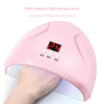 Portable 12 Leds Mini Nail Dryer 36W UV Light Gel LED Nail Lamp Plastic Material for Nail Care