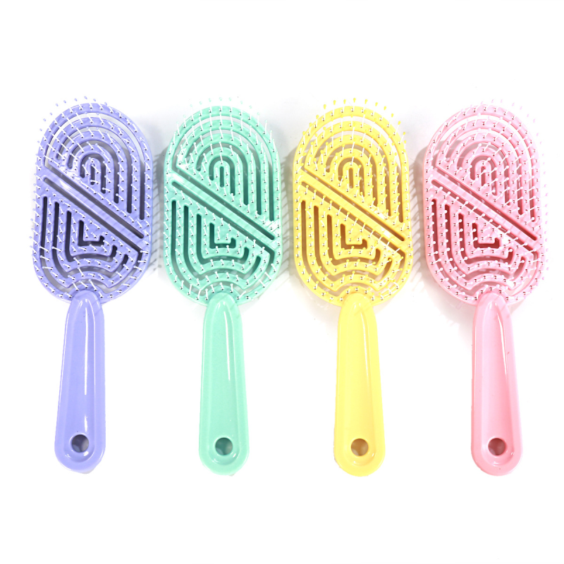 Travel Friendly Breathable Hair Brush With Ergonomic Handle Anti Static Vented Hair Brush for Wet/dry Hair Detangler Brush