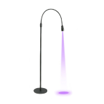 MIMU 10W LED UV Purple Light Nail Lamp 110-240V Fast Curing Aluminum Alloy Pedal Floor Lamp for False Eyelash Grafting Glue