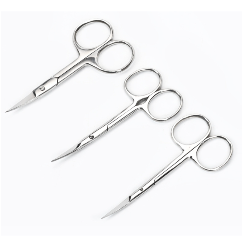 Customizable Russian-Style Manicure Scissors Classy Stainless Steel Curved Scissors Sharp Straight Blade for Dead Personal Care