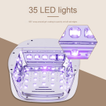 Portable 108W High-Power LED Manicure Light Therapy Machine Professional Cordless UV Nail Lamp Spot Quick Drying Battery