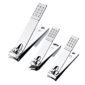Professional 3 PCS Stainless Steel Nail Clipper Set Curved Blade Manicure Trimmer for Fingers & Toes Nail Cutter Wholesales