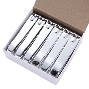 单户优质不锈钢指甲钳平口斜角设计修剪指甲优质工具