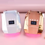 2025 Salone Professional Metal Base Manicure 98W Wireless UV LED Nail Dryer with Cordless Design and Rechargeable Features