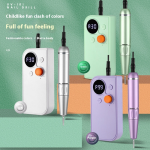 UV101专业便携式可充电磨钉机高品质电动钉钻，配30000rpm速度抛光机