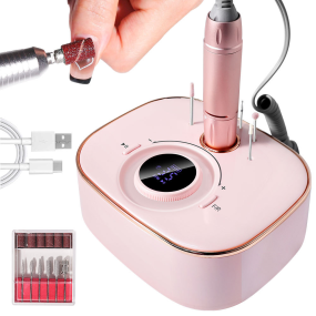 High Speed Portable Nail Grinding Machine Electric Speed Pen with Armor Unloading for Nail Art Quality Cone/Barrel Shape