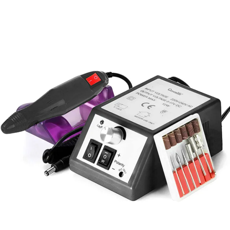 20000rpm Stainless Steel Manicure Tool Nail Drill Machine & File Polisher for Professional Nail Art