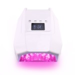 2025 Salone Professional Metal Base Manicure 98W Wireless UV LED Nail Dryer with Cordless Design and Rechargeable Features