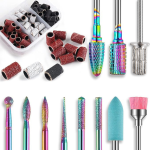 Nail Polish and Sanding Tool Set Solid Plastic Manicure Grinder with Boxed Grinding Wheel