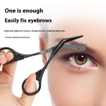 Professional Anti-Scratch Precision Eyebrow Trimmer Safe Stainless Steel Beginners Makeup Scissors Comb Eyebrow Grooming Tool