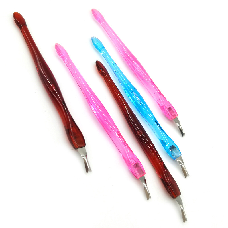 Hot Nail Cuticle Trimmer Kit Manicure Cuticle Remover Pedicure Dead Skin Fork for Salon and Family Use