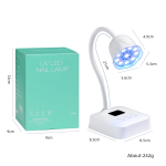 Portable USB Nail Polish Phototherapy Machine Quick-Drying Home Use Lamp with Lotus Design