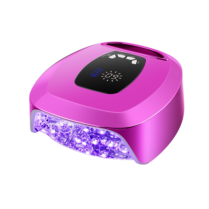 Portable 108W High-Power LED Manicure Light Therapy Machine Professional Cordless UV Nail Lamp Spot Quick Drying Battery