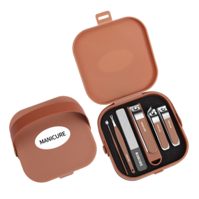 8-Piece Household High-Grade Nail Clippers Set Splash-Proof for Men and Women for Fingers and Toes Beauty Tool