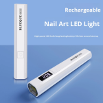 电动储存迷你LED紫外线指甲艺术光疗机快干手持式LED紫外线灯由塑料制成