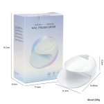 High Quality Portable Battery Operated Nail Polish Air Dryer Quick-Drying Hair Dryer with Custom Logo for Nail Tools