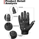 Motorcycle Gloves - Real Leather Motocross Factory