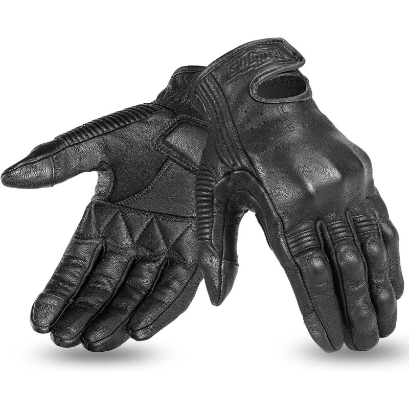 Motorcycle Gloves - Real Leather Motocross Factory