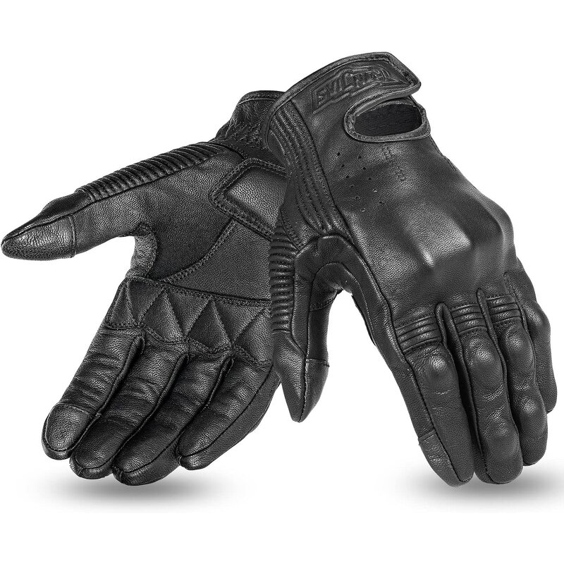 Motorcycle Gloves - Real Leather Protective Factory