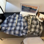 Boys Shirt - Long-Sleeved Plaid Retro Factory