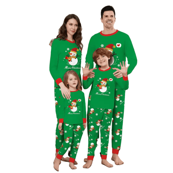 Family Pajamas - Snowman Christmas Outfit