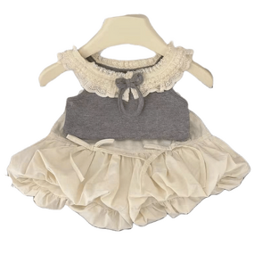 Girls Summer Outfit - Sleeveless Vest Shorts Set