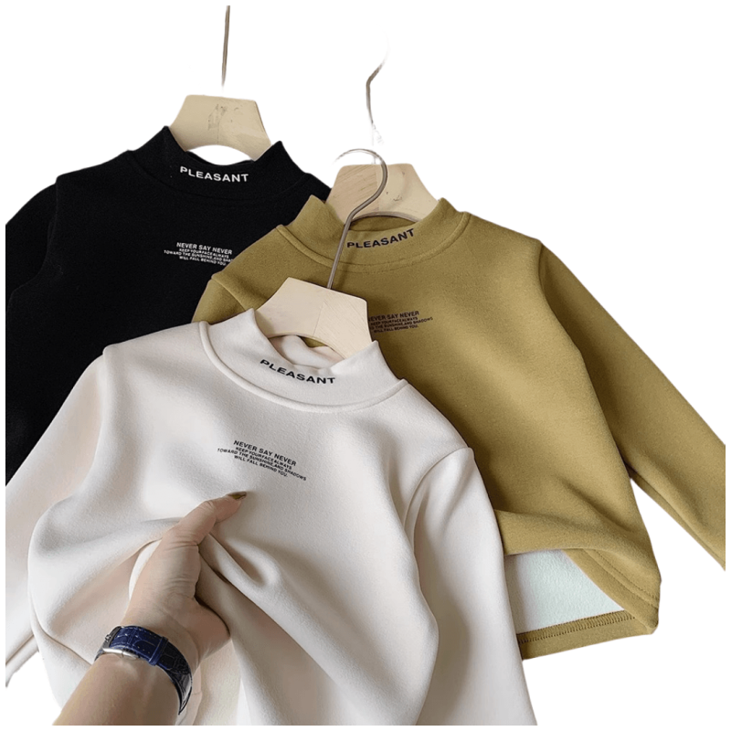 Children's Thermal Shirt - Fleece-lined Turtleneck Factory