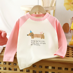 Children's T-Shirt - Long Sleeve Cartoon Wholesale